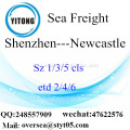 Shenzhen Port LCL Consolidation To Newcastle